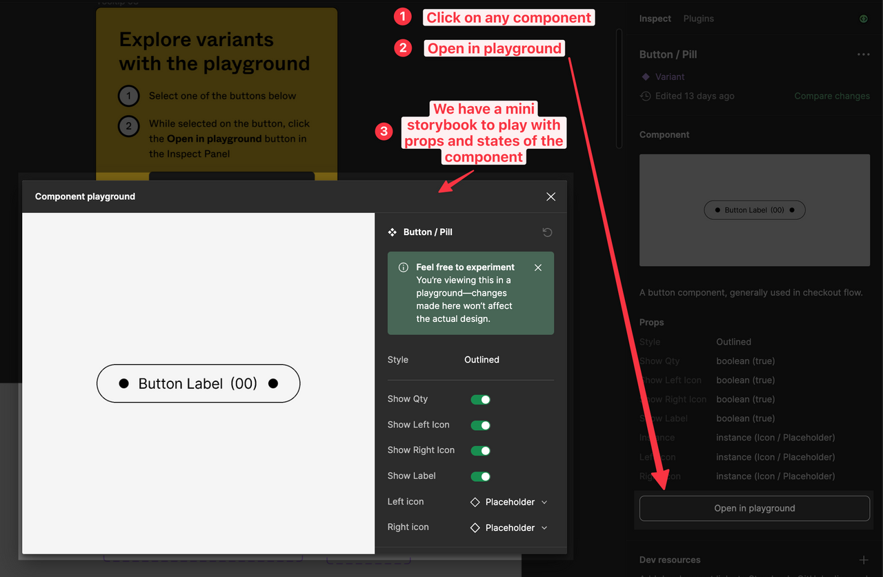 Figma Component Playground