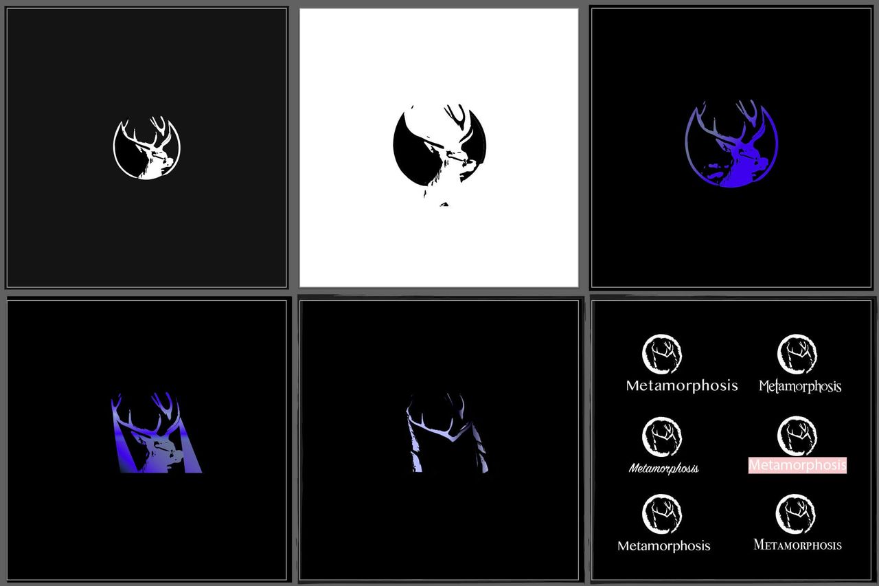 Initial drafts of a deer mythical creature